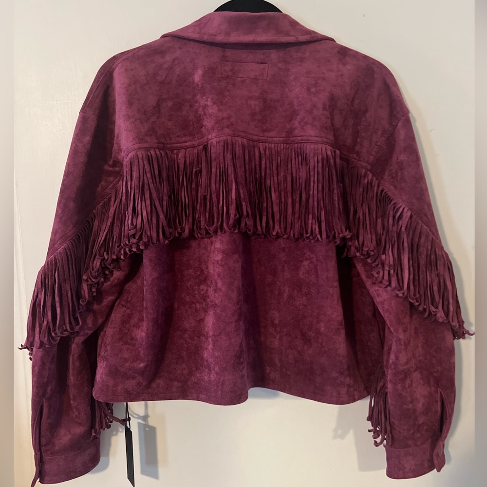 NWT Free People BLANKNYC Twist and Shout Vegan Jacket